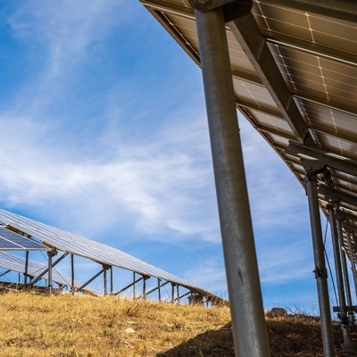 Galvanizing Steel Fixed PV Ground Mounting Systems For Fish Farming