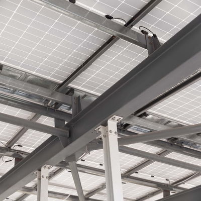 PV Distributed Photovoltaic Supports Plated With Aluminum Magnesium Zinc